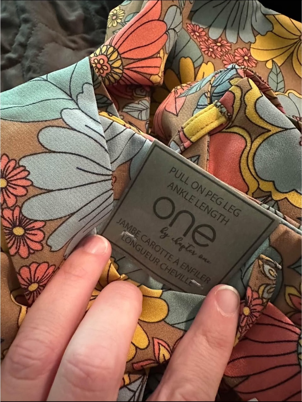 One by Chapter One Floral Pants - Picture 2 of 3